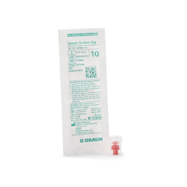 Cap  Syringe  Tamper Evident