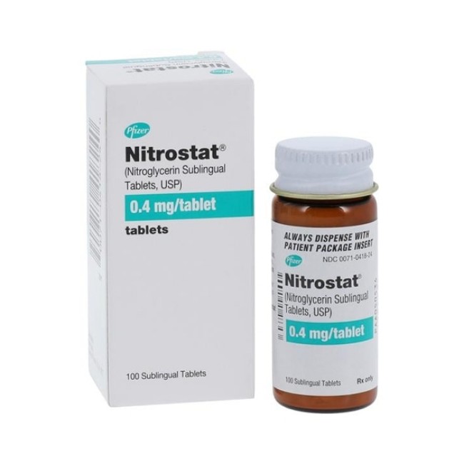 Mbo Nitrostat 0 4Mg Subl Tab 100 Bt