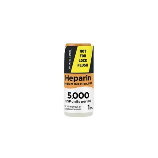 Heparin 5000 Un 1Ml Mdv 25Bx