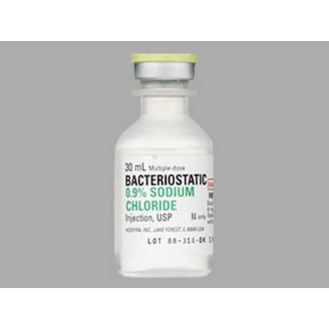 Sodium Chloride Bacteriostatic Mdv  9  30Ml