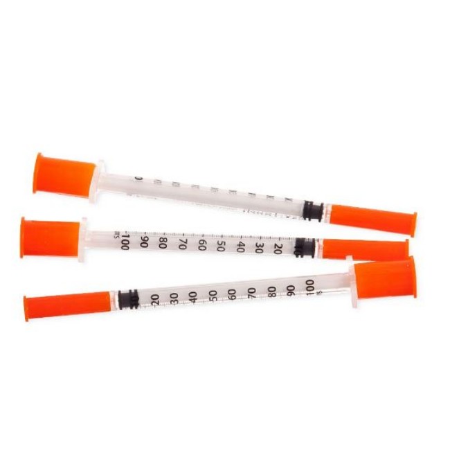 Easy Touch Insulin Syringe With Needle   0 5 Ml Capacity   30G X 1 2 