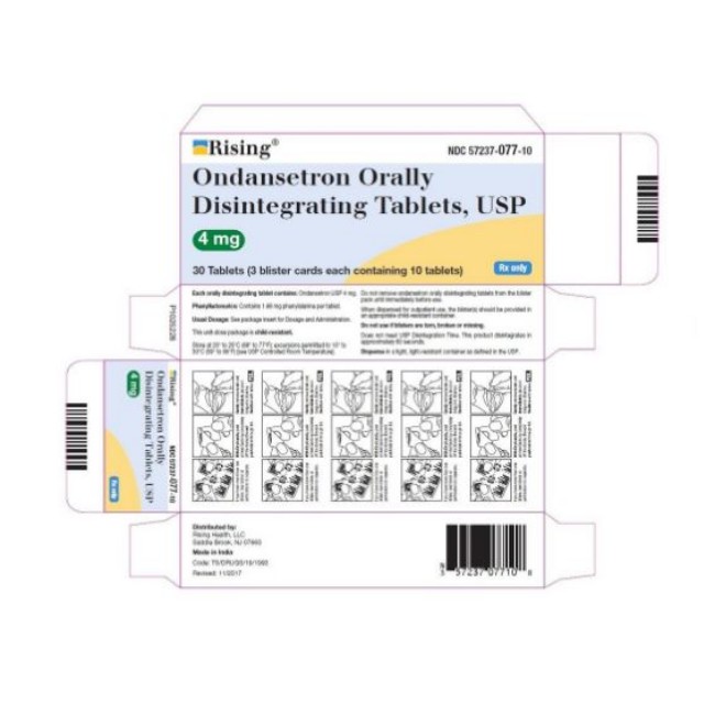 Ondansetron Oral Supplement   4 Mg   30 Ud Odt Tablets   Box