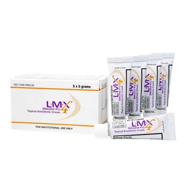 Lmx4 4  Lidocaine Topical Anesthetic Cream   5 G Tube