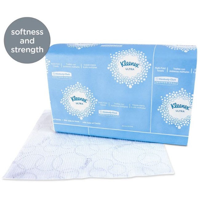 Kleenex Reveal Multifold Hand Towel 8  X 9 4   White
