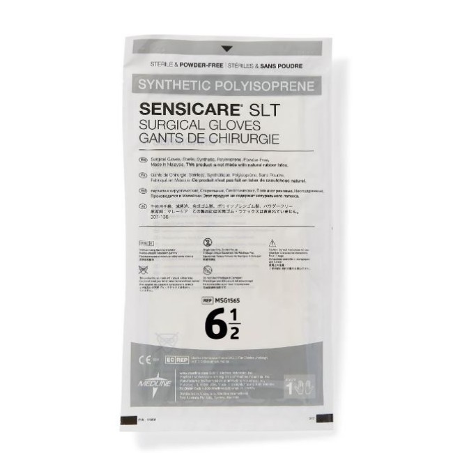 Sensicare Slt Powder Free Pi Surgical Gloves   Size 6 5
