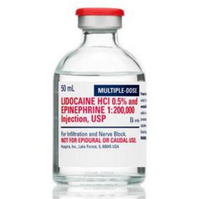 Lidocaine 1 5  And Epinephrine Injection   1 200   000 Single Dose Vial   5 X 30 Ml