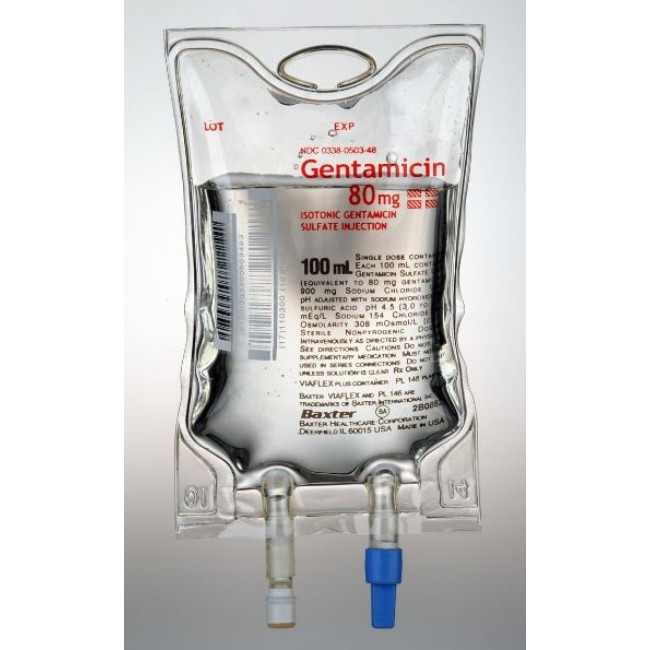 Isotonic Gentamicin Sulfate Solution   80 Mg 100 Ml