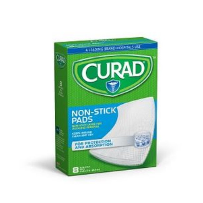 Curad Sterile Nonstick Pad   8  X 3   8 Box