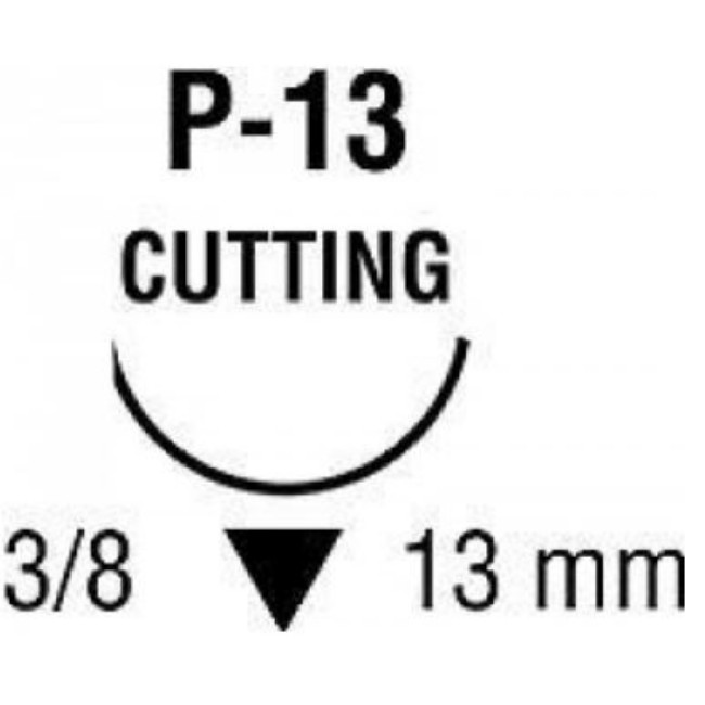 Chromic Gut Suture   Size 4 0   18   P 13 Needle