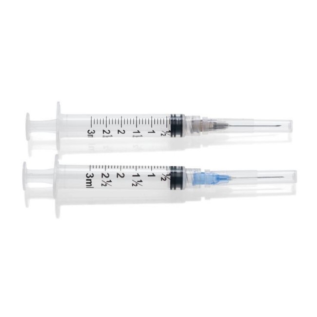 Luer Lock Syringe With 20G X 1 5  Hypodermic Needle   10 Ml