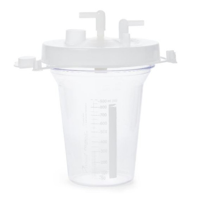 Canisters  Suction Canister With Lid And Elbow   1500 Cc