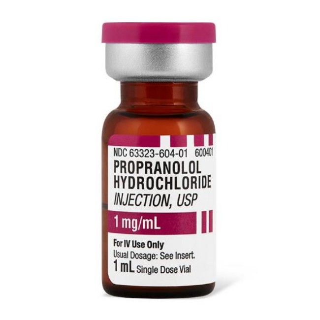 Propranolol Hcl Injection   Single Dose Vial   1 Mg Ml   10 X 1 Ml