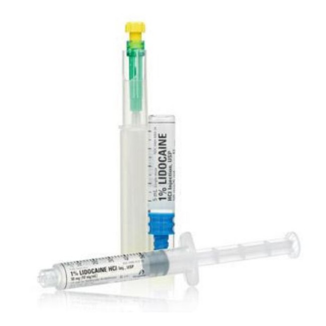 2  Lidocaine Hydrochloride Preservative Free Injection   10 X 5 Ml Prefilled Syringe