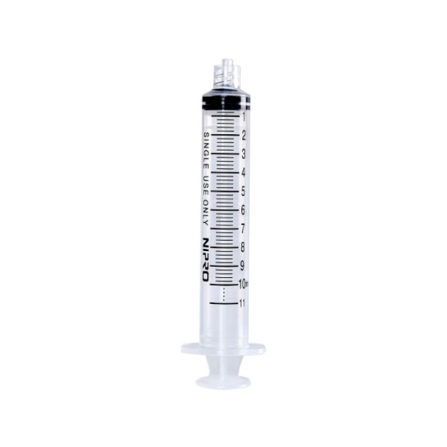 General Purpose Syringe Nipro  10 Ml Luer Lock Tip Without Safety