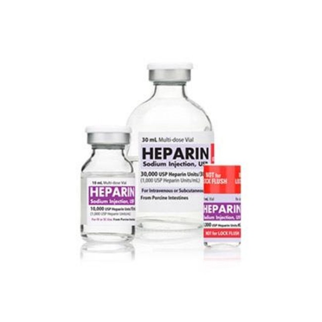 Heparin Sodium Injection  5  000 Units   mL  Single Dose Vial  25 x 1 mL