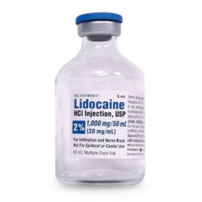 Lidocaine Hydrochloride Injection   2   Multidose Vial   10 X 50 Ml