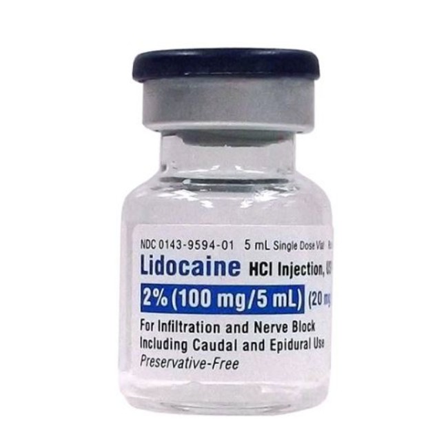 Lidocaine Injection   2   Single Dose Vial   25 X 5 Ml