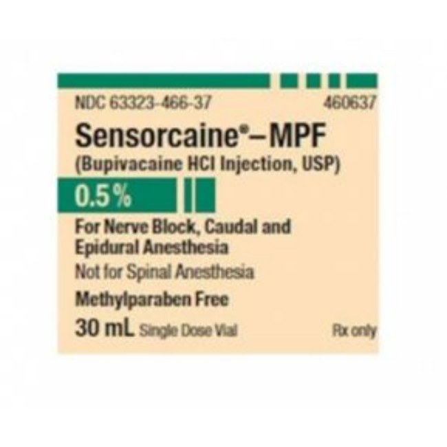 Sensorcaine Mpf 0 5  Sdv 25X30ml