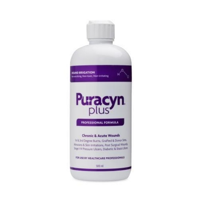 Puracyn Plus Wound Irrigation Solution With Flip Top   16 9 Oz 