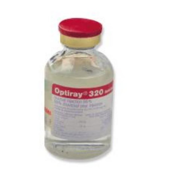 Optiray 320 Ioversol Contrast Medium   Plastic Power Injector Syringe   20 X 125 Ml