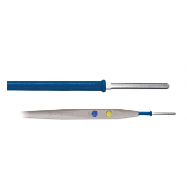 Disposable Electrosurgical Pencil   Stainless Steel Tip Button   2 5 Mm