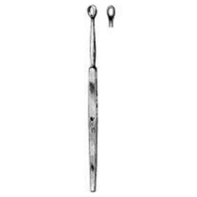 Curettes  Fox Dermal Curette   Oval   5 Mm   5 5 