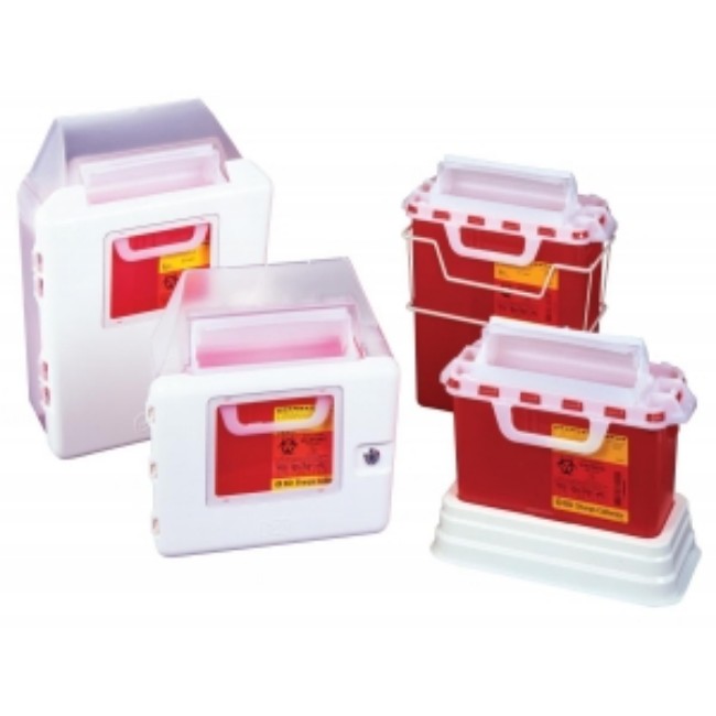 Container   Sharps Horizontal Lid Entry Red1 35Gl Or 5 4Qt