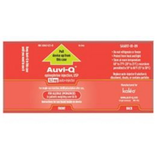 Auvi Q Epinephrine Injection    Generic Epipen   0 3 Mg   For Anyone  66 Lb