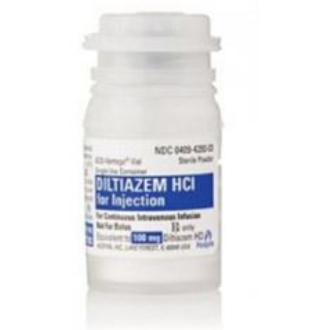 Diltiazem Hydrochloride Injection   100 Mg   10 X 100 Mg Single Dose Vial