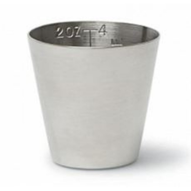 Stainless Steel Graduated Medicine Cup   2 Oz 