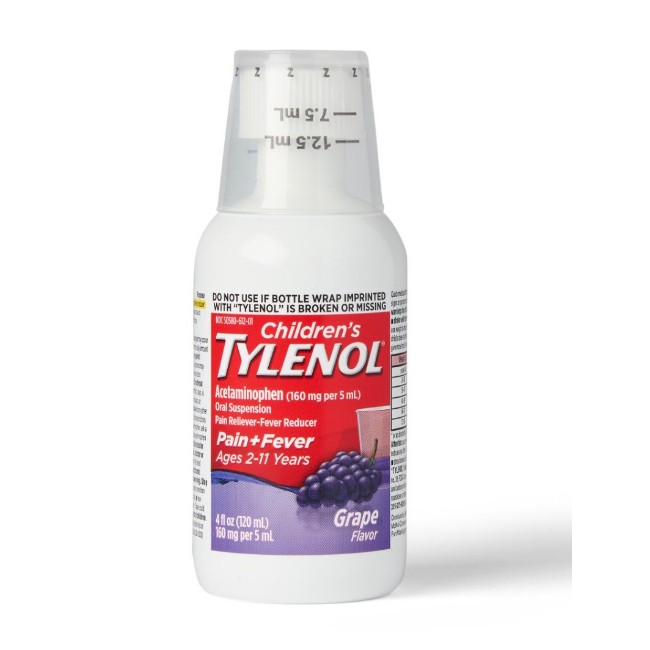 Children s Tylenol Pain And Fever Oral Suspension   Cherry   160 Mg 5 Ml   4 Fl  Oz  Bottle