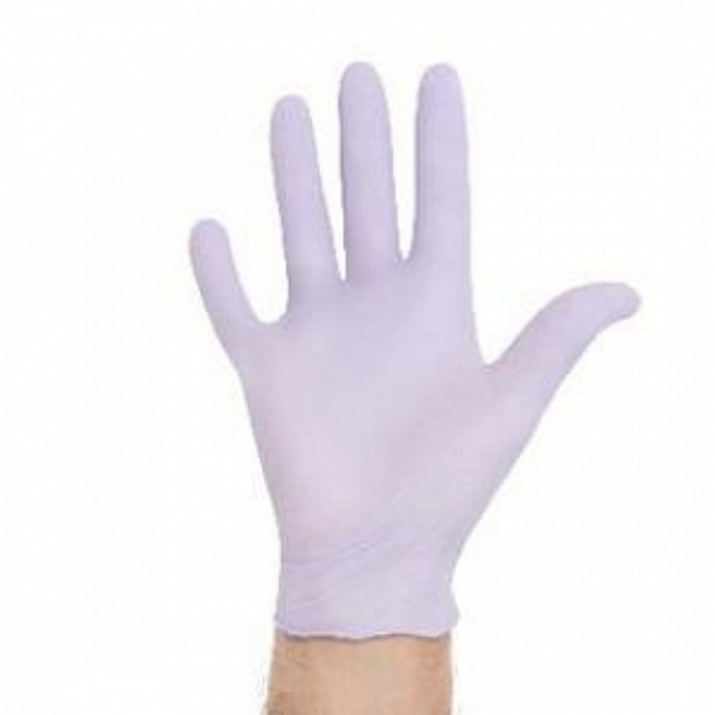 Glove   Exam Non Sterile Nitrile Lavender Pf Texture Med