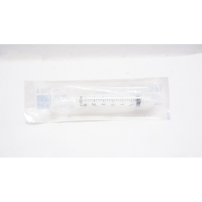 Syringe  luer lock  sterile  3ml