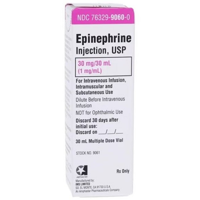 Epinephrine 1Mg   Ml Mdv 30Ml