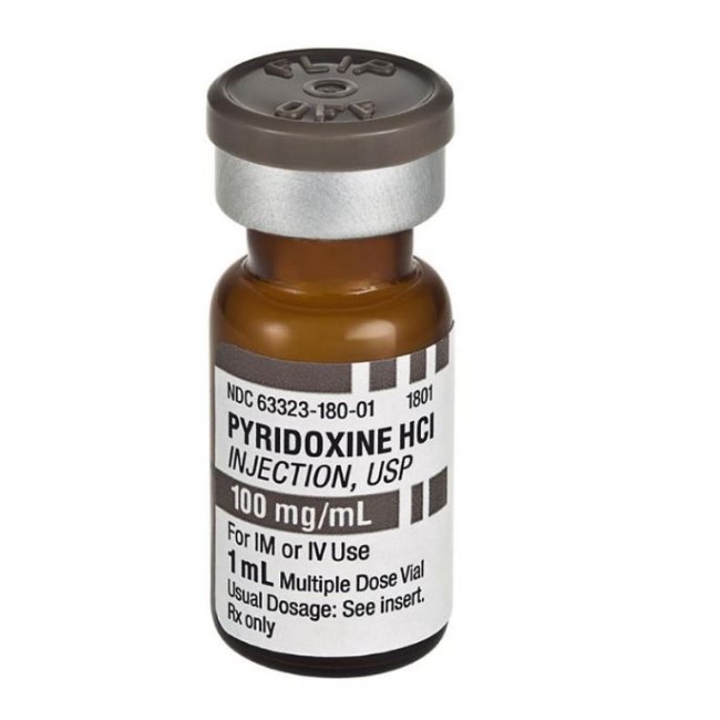 Pyridoxine 100 Mg   Ml Vial 25 X 1 Ml