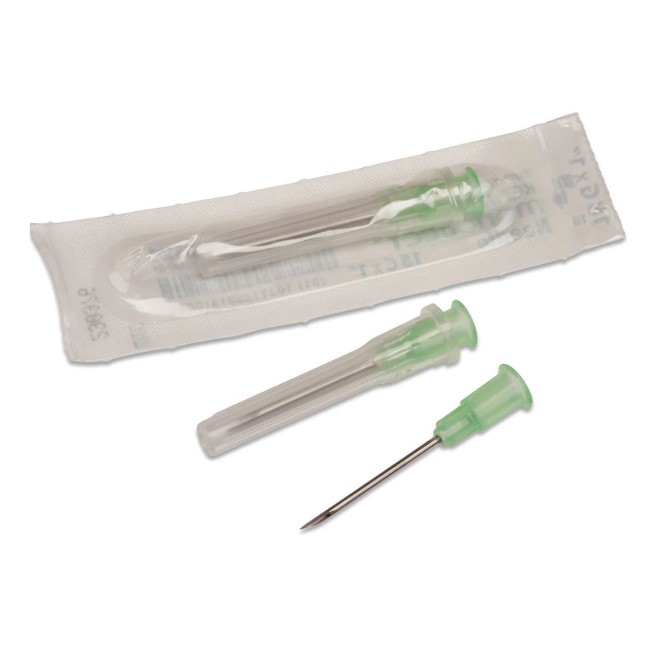 Needles  Monoject Rigid Pack Hypodermic Needle With Polypropylene Hub   Intermediate Bevel   White   26G X 1 5 