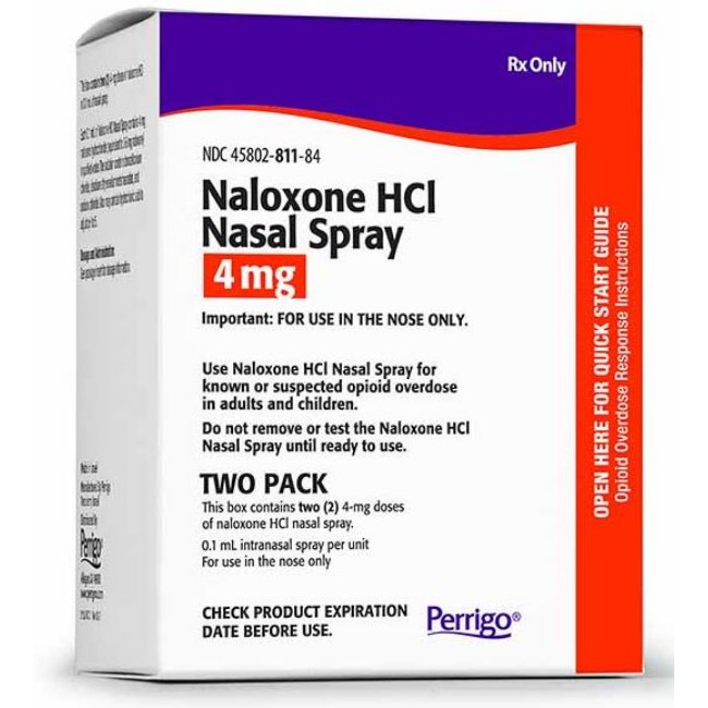 Naloxone Hcl   4 Mg 0 1 Ml   Single Dose Vial   0 1 Ml