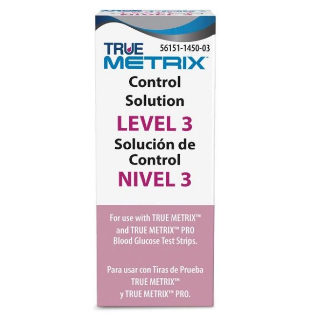 True Metrix Blood Glucose Control Solution   3 Ml   Level 3