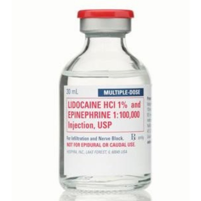 Lidocaine 1 And Epinephrine Injection, 100, 000 Multidose Vial, 25 X