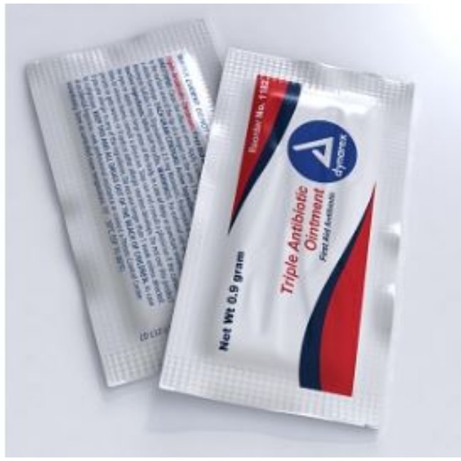 Antibiotic Ointments  Triple Antibiotic Ointment   0 9 G Foil Pack