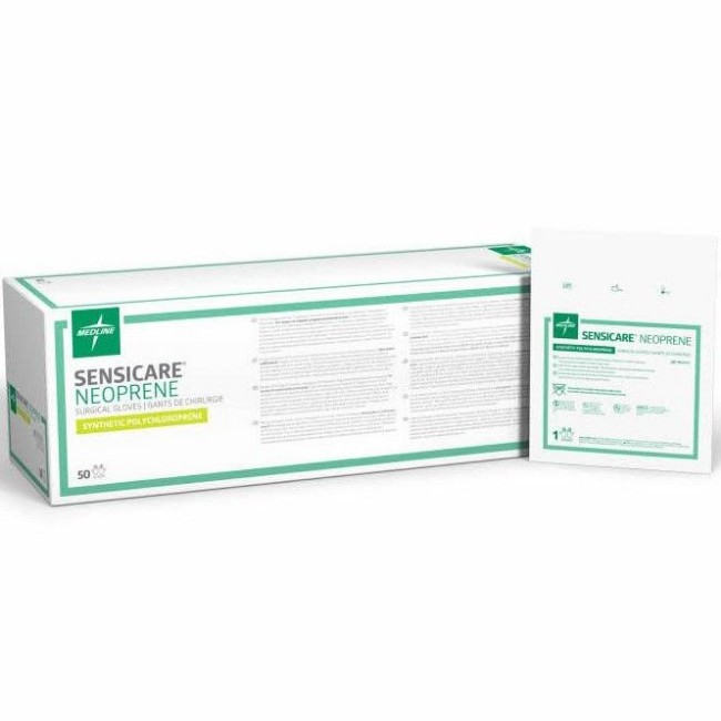 SensiCare Neoprene Surgical Gloves  Size 8 0