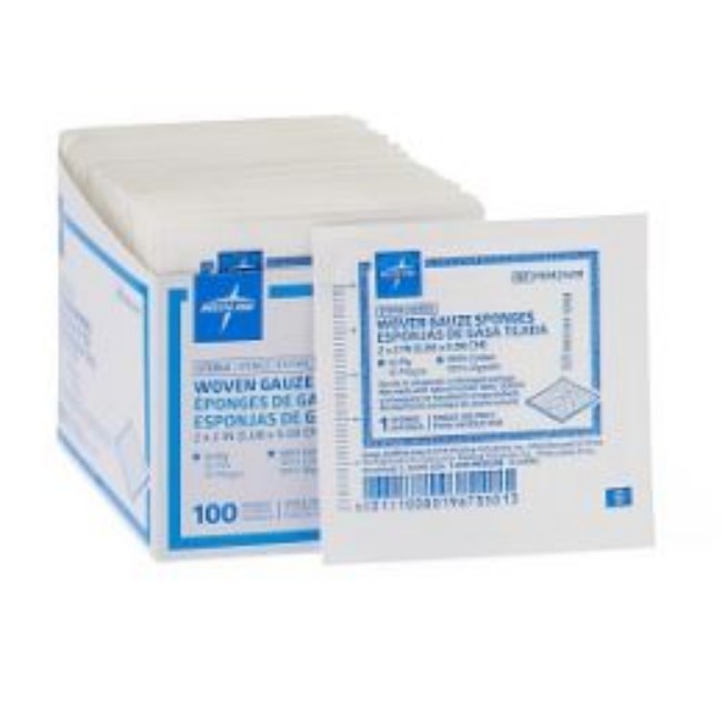 Sterile Woven 12 Ply Gauze   2X2