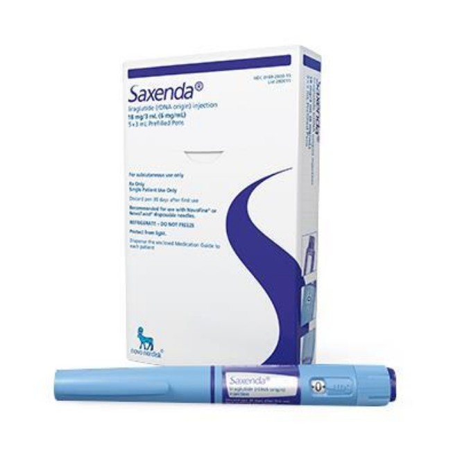 Pharmaceuticals  Saxenda 6Mg Ml Prefilled Syringe   5 X 3Ml