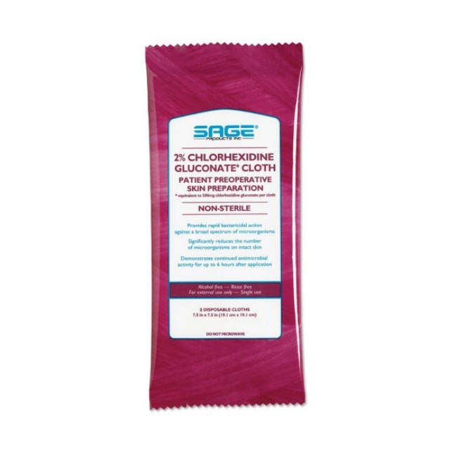 CLOTH SKIN PREP PREOP 2 CHG 6PK 32ST