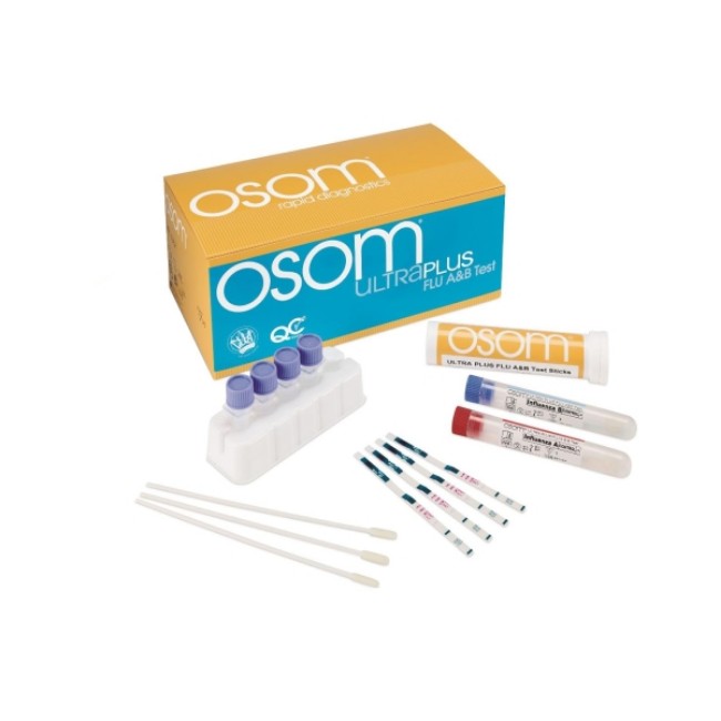 OSOM Ultra Plus Influenza A and B Test  25 Tests