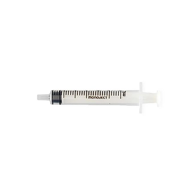 Syringes  Monoject Softpack 3 Ml Syringe   Regular Luer Tip