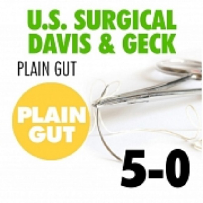 Plain Gut Suture   Size 5 0   18   P 13 Needle