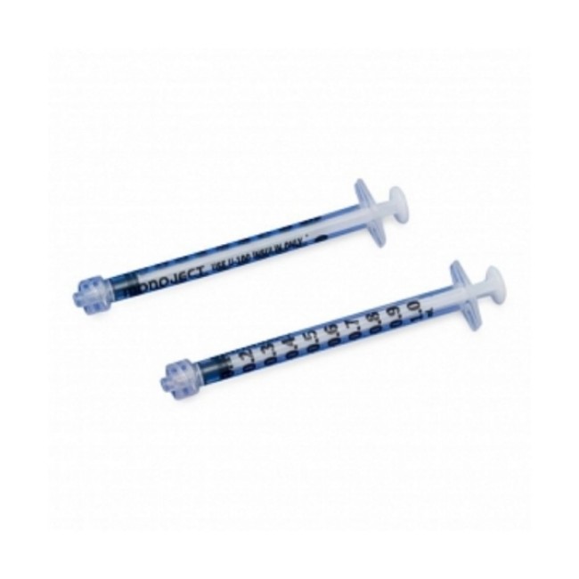 Syringe  Insulin  Ll  Orange Cap Tip  1 Ml   Non Returnable   Shipping Extra