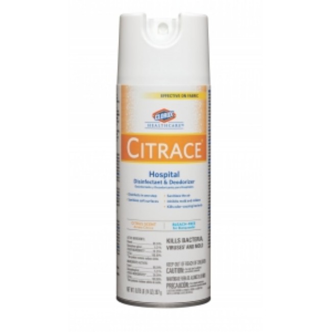 Disinfectant   Germicide Deodorizer Citrace Aerosol Spray 14Oz