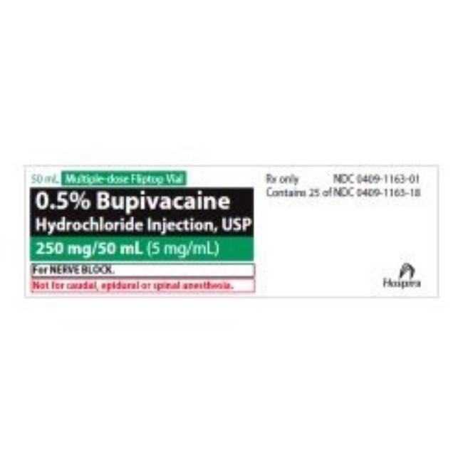 Bupivacaine HCl 0 5  5 mg   mL Injection 50 mL